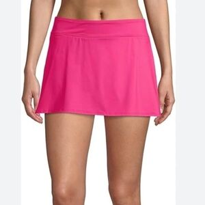 Lands End Swim Skort Bottom Magenta Size 10